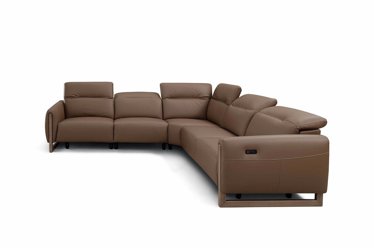 i952 Reclining Sectional in Light Grey | Incanto - Canal Furniture
