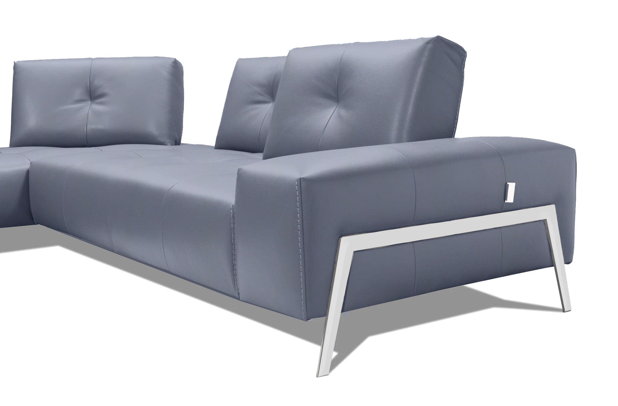 Incanto Italian Attitude Couches & Sofa i763 Sectional Sofa in Light Blue | Incanto