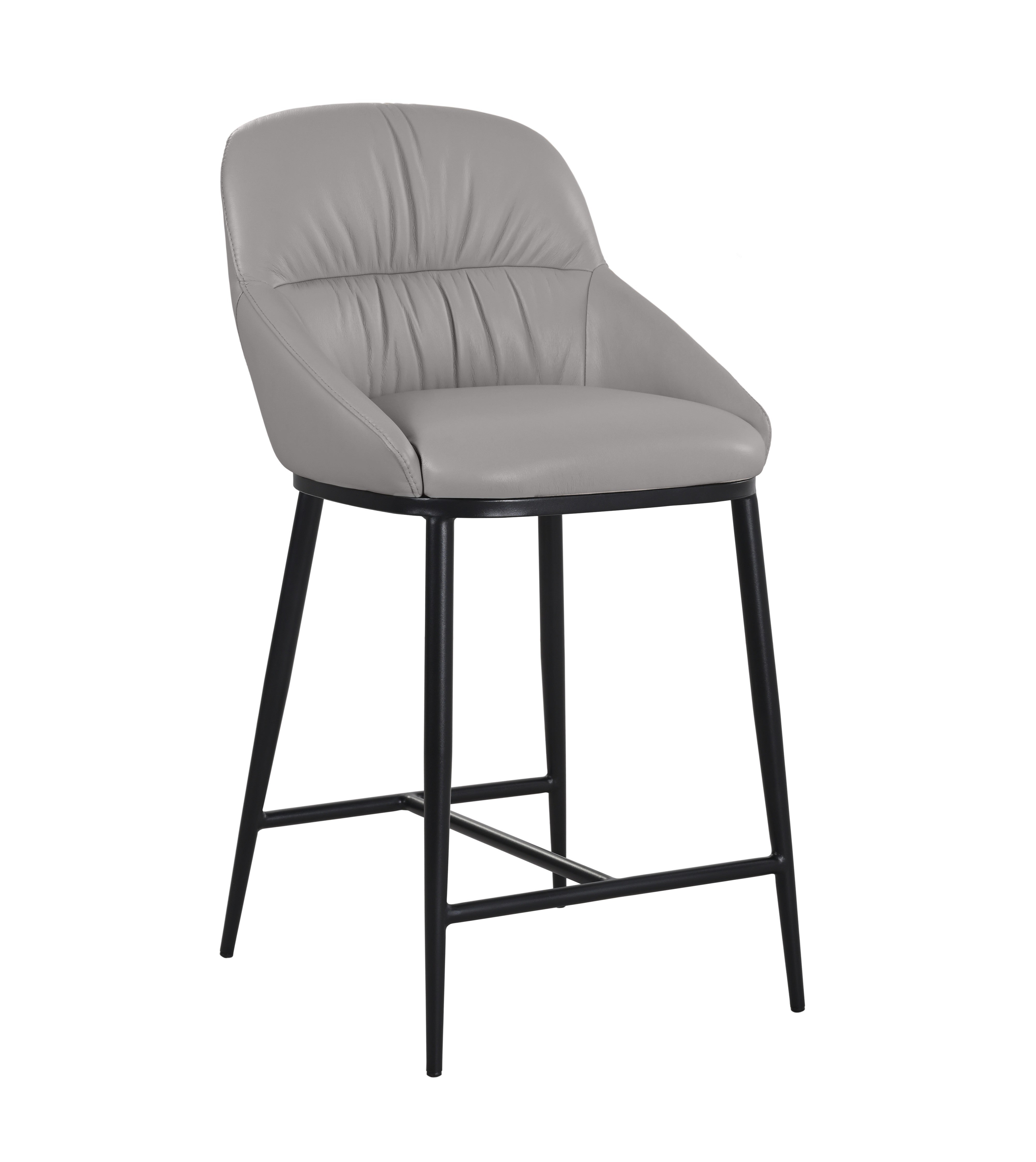 J and M Furniture Barstool Sora Counter Stool in Grey 821