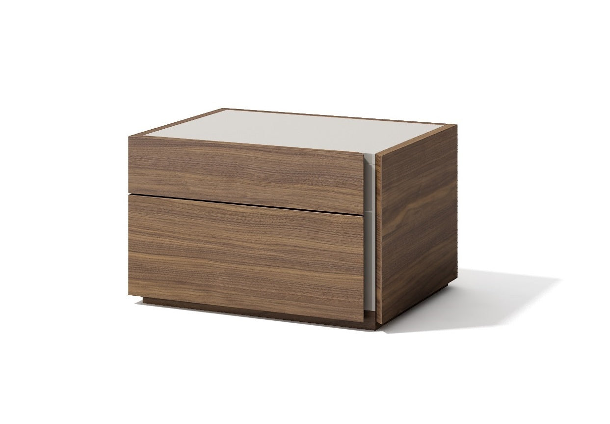 J and M Furniture Bedroom Sets Porto Premium Bed In Walnut | J&M Furniture