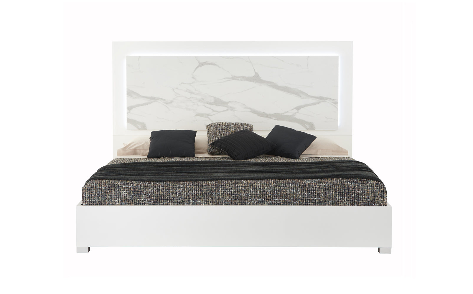 J and M Furniture Bedroom Sets Sonia Premium Bed in White | J&M Furniture