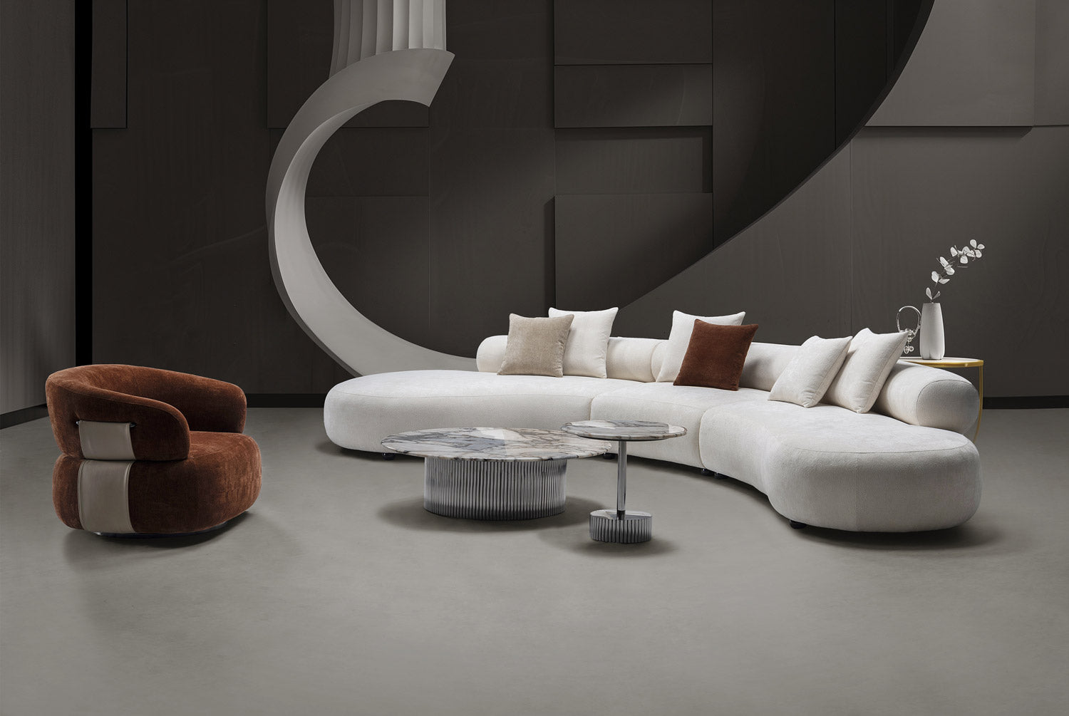 J and M Furniture Chair HF6016A Swivel Armchair | J&M Furniture