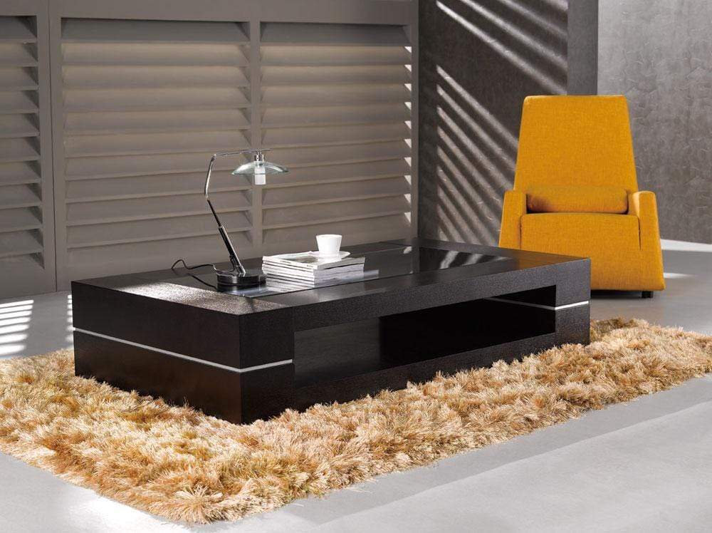 Modern Coffee Table 682 in Dark Oak - Canal Furniture