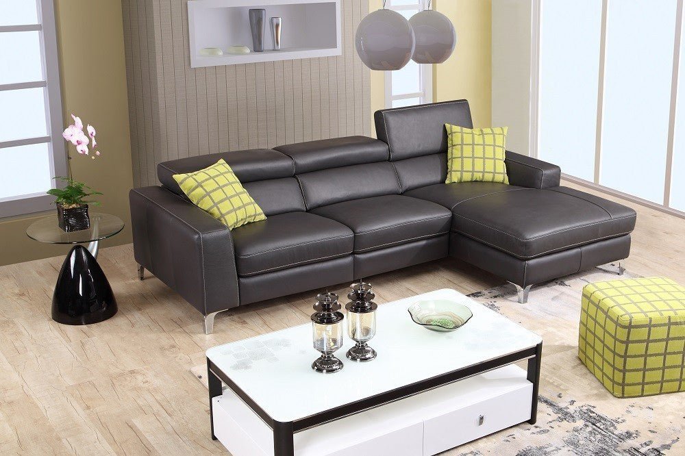 J and M Furniture Couches & Sofa Ariana Premium Leather Sectional | J&M Furniture