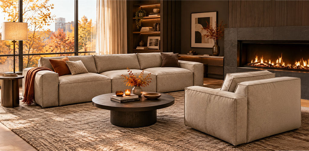 J and M Furniture Couches & Sofa Dakota Camel Sofa