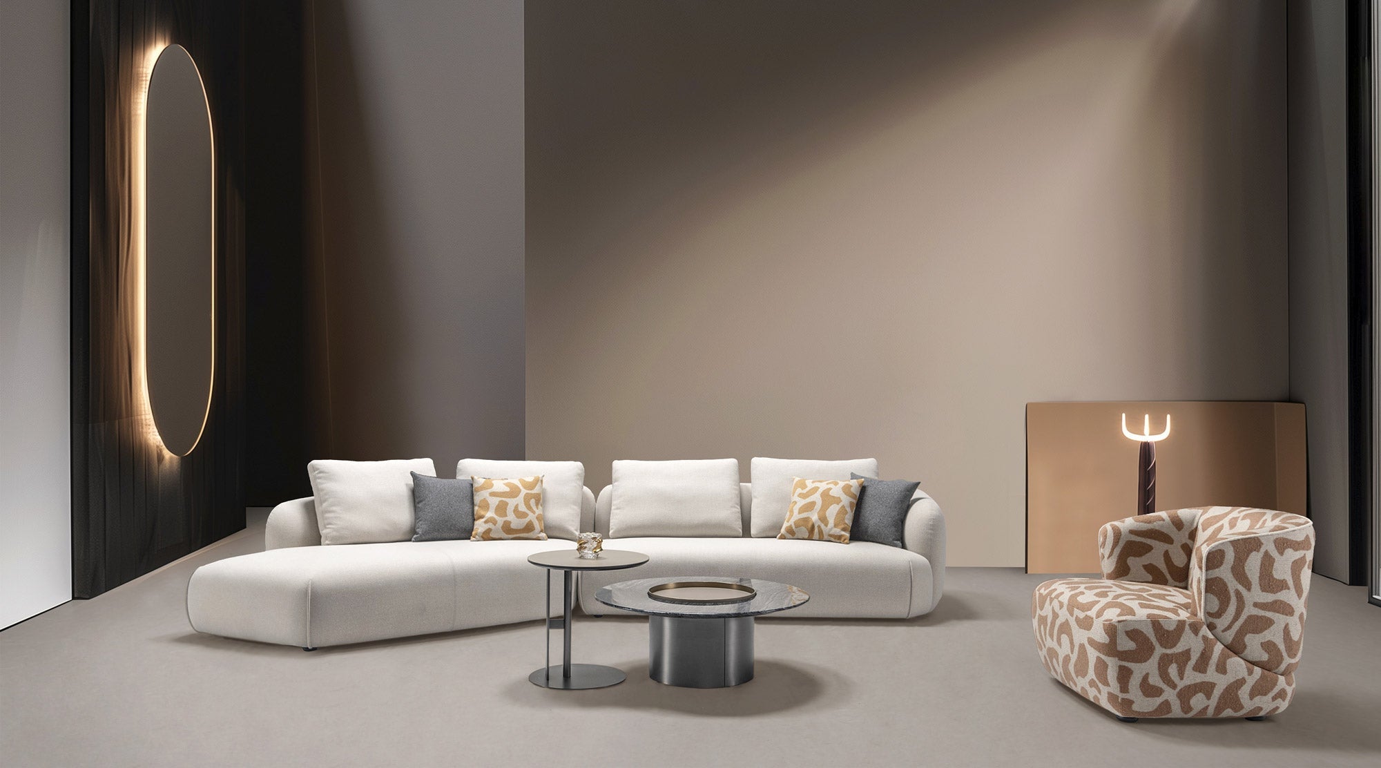 J and M Furniture Couches & Sofa HF5510 Fabric Sofa in Grey | J&M Furniture