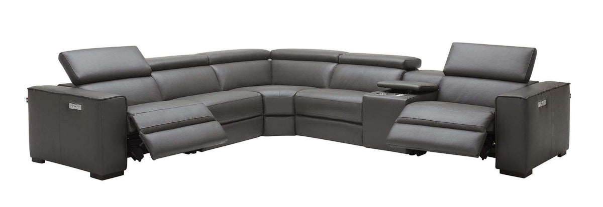 Picasso Motion Sectional in Dark Grey | J&M Furniture - Canal Furniture