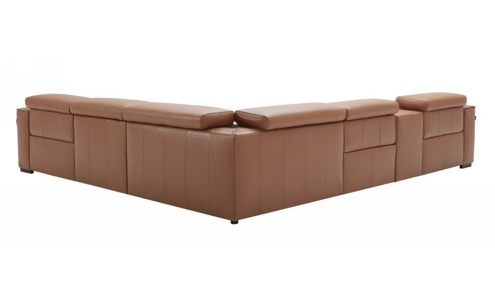 J and M Furniture Couches & Sofa Picasso Motion Sectional in Caramel | J&M Furniture
