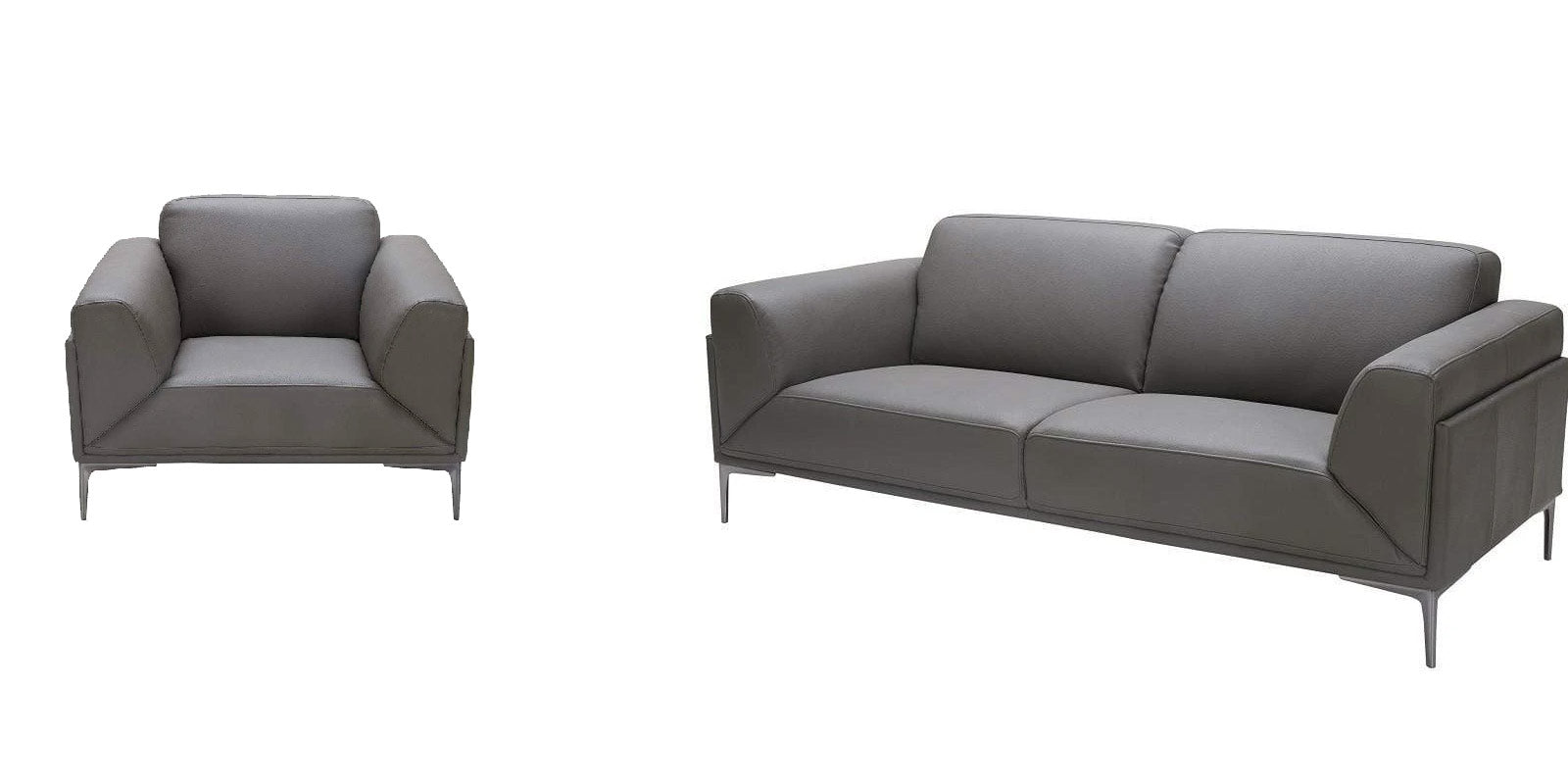 J and M Furniture Couches & Sofa Sofa & Chair King Sofa Collection In Grey | J&M Furniture