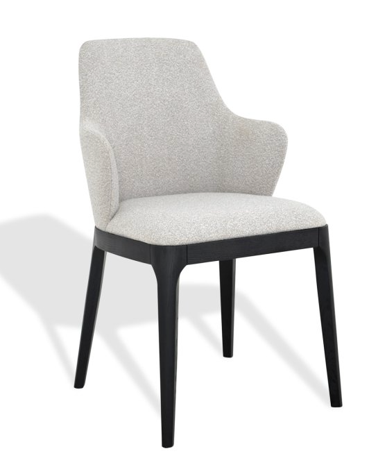 J and M Furniture Dining Chair HN91 Fabric Arm Chair (Pair) | J&M Furniture