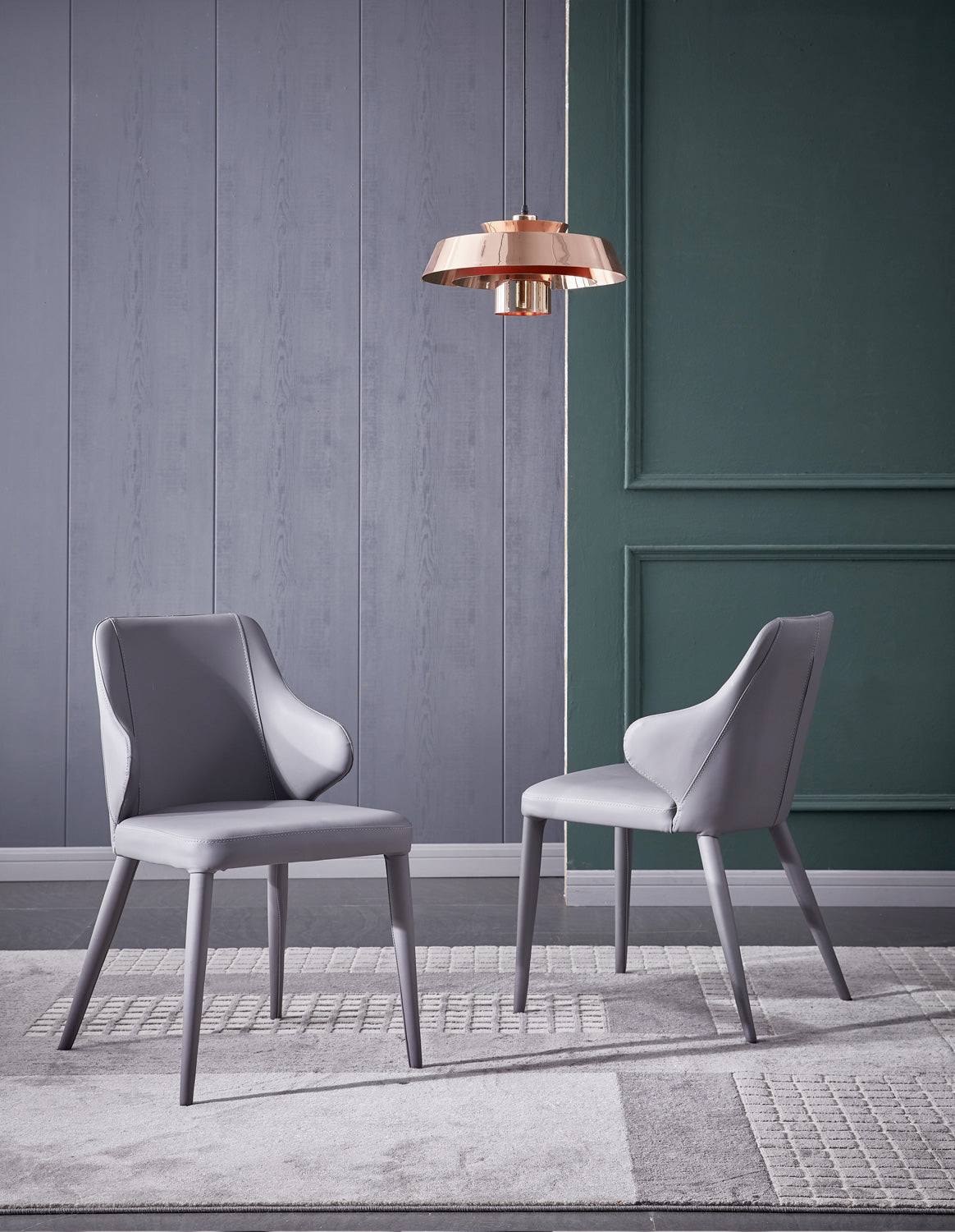 J and M Furniture Dining Chair San Francisco Dining Chair in Grey