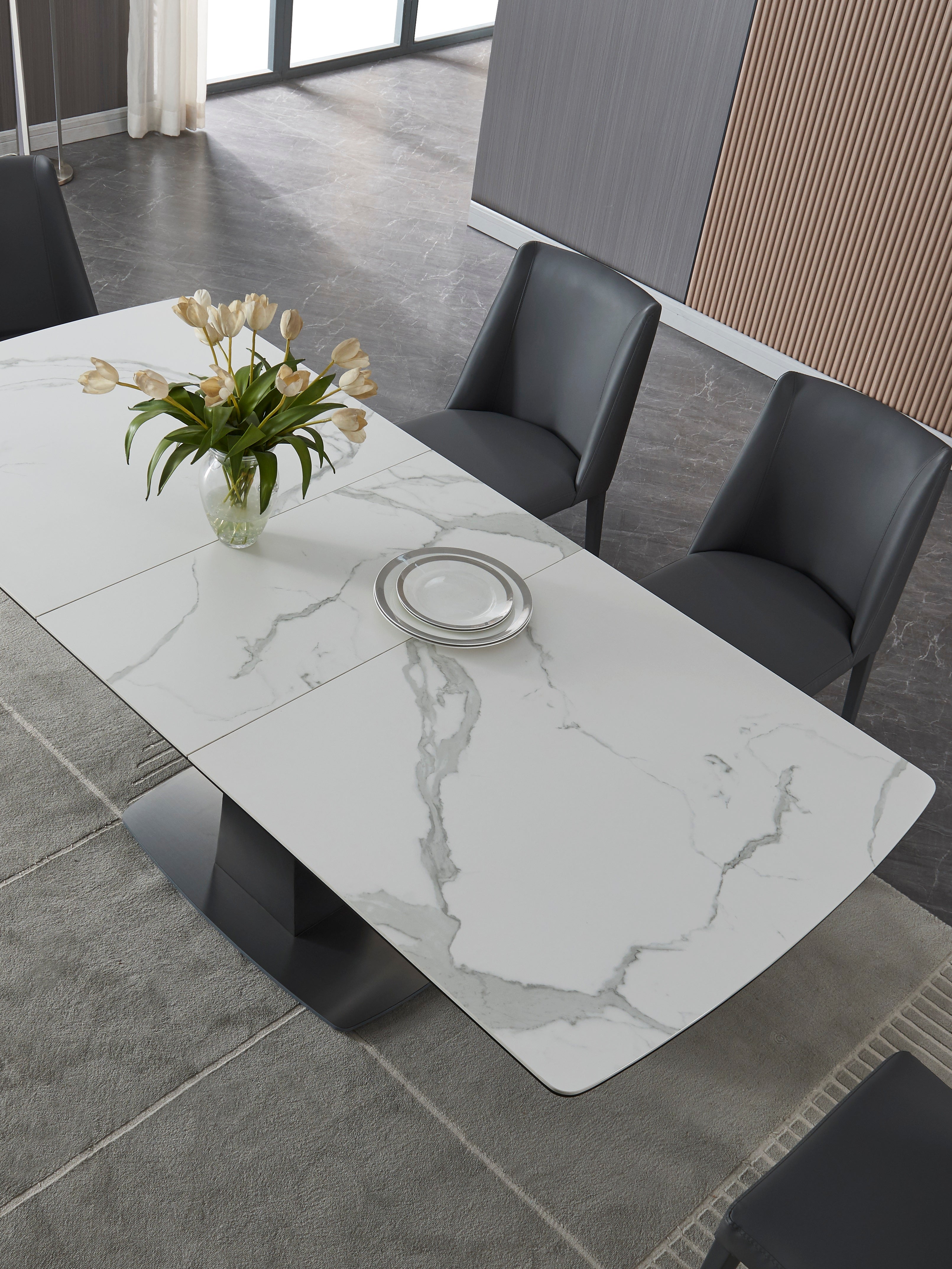 J and M Furniture Dining Sets Fiori Extension Table