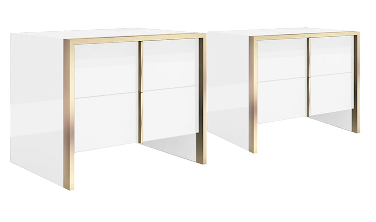 J and M Furniture Nightstands Add 2 Nightstands Fiocco Nightstand