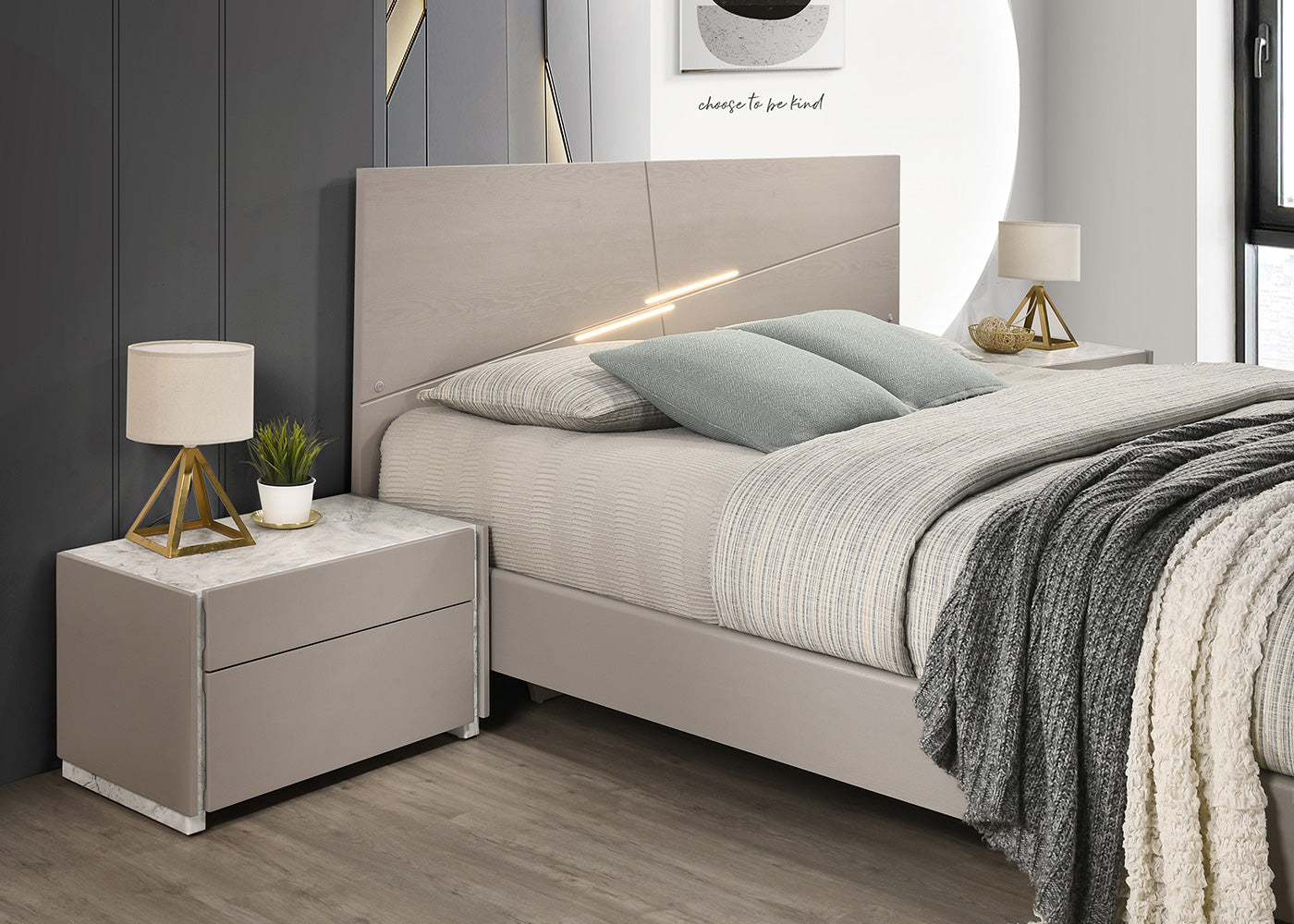 J and M Furniture Nightstands Pearl Nightstand