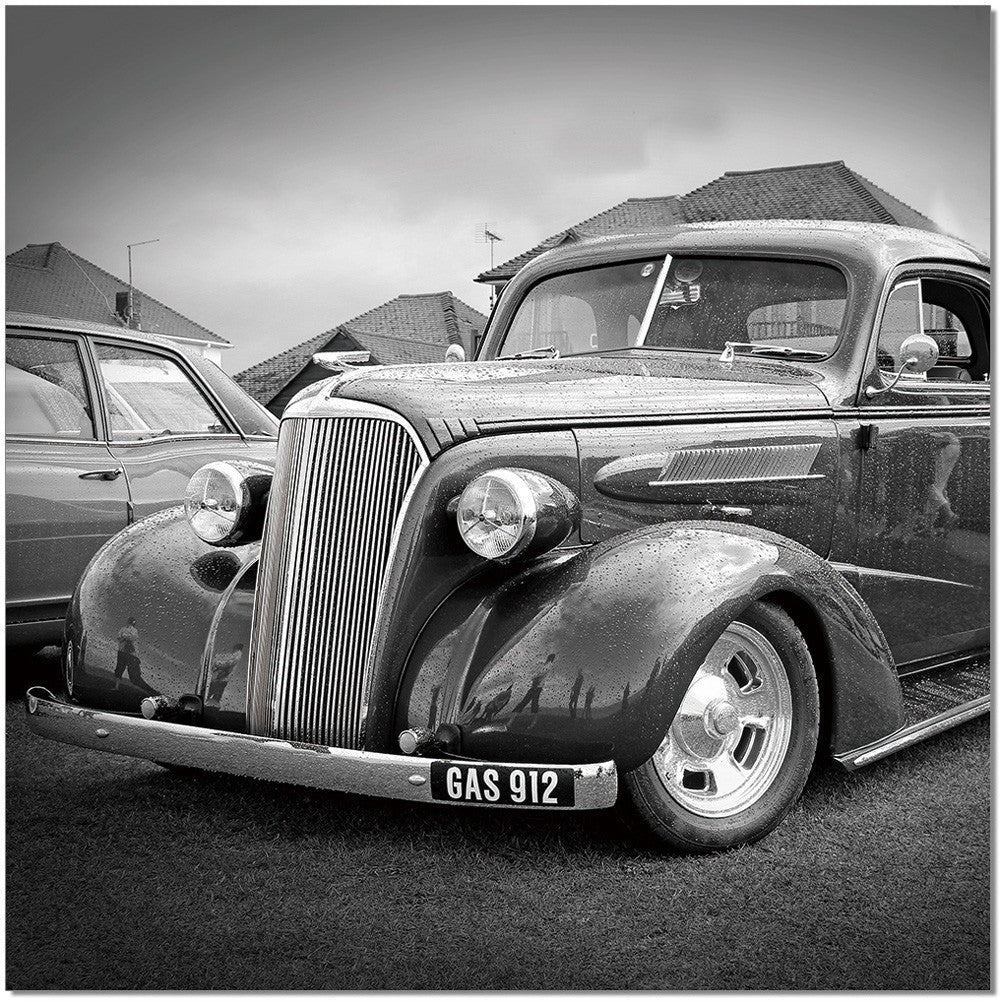 J and M Furniture Wall Art Classic Car - SB-61297C