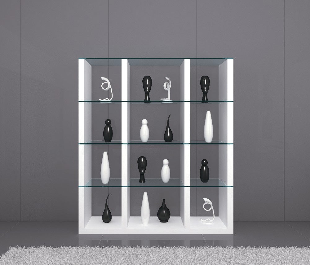 J and M Furniture Wall Unit Cloud Modular Wall Unit in High Gloss