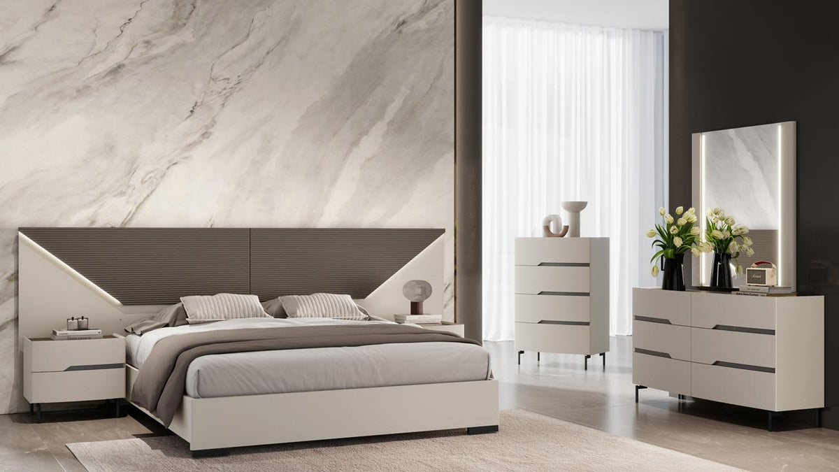 JnmFurniture.com Bed Lyon Contemporary Bed