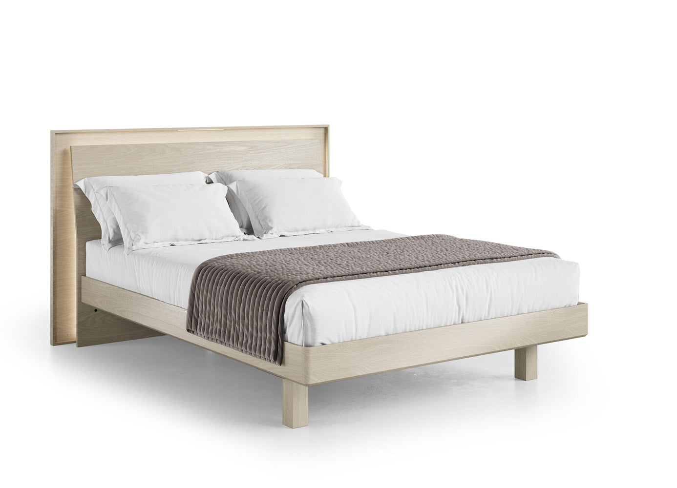 Kava Bed in Washed Oak | BDI - Canal Furniture