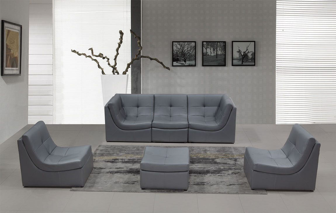 Lego Sofa Collection in Grey | J&M Furniture - Canal Furniture