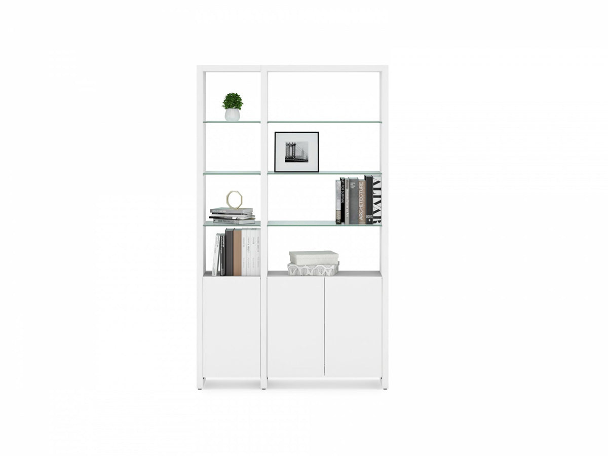 Linea Expandable Narrow Bookshelf 5801 | BDI Furniture - Canal Furniture