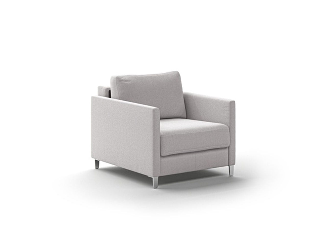 Luonto Chair Light Grey - Rene 01 Elfin Cot Sleeper Chair | Luonto