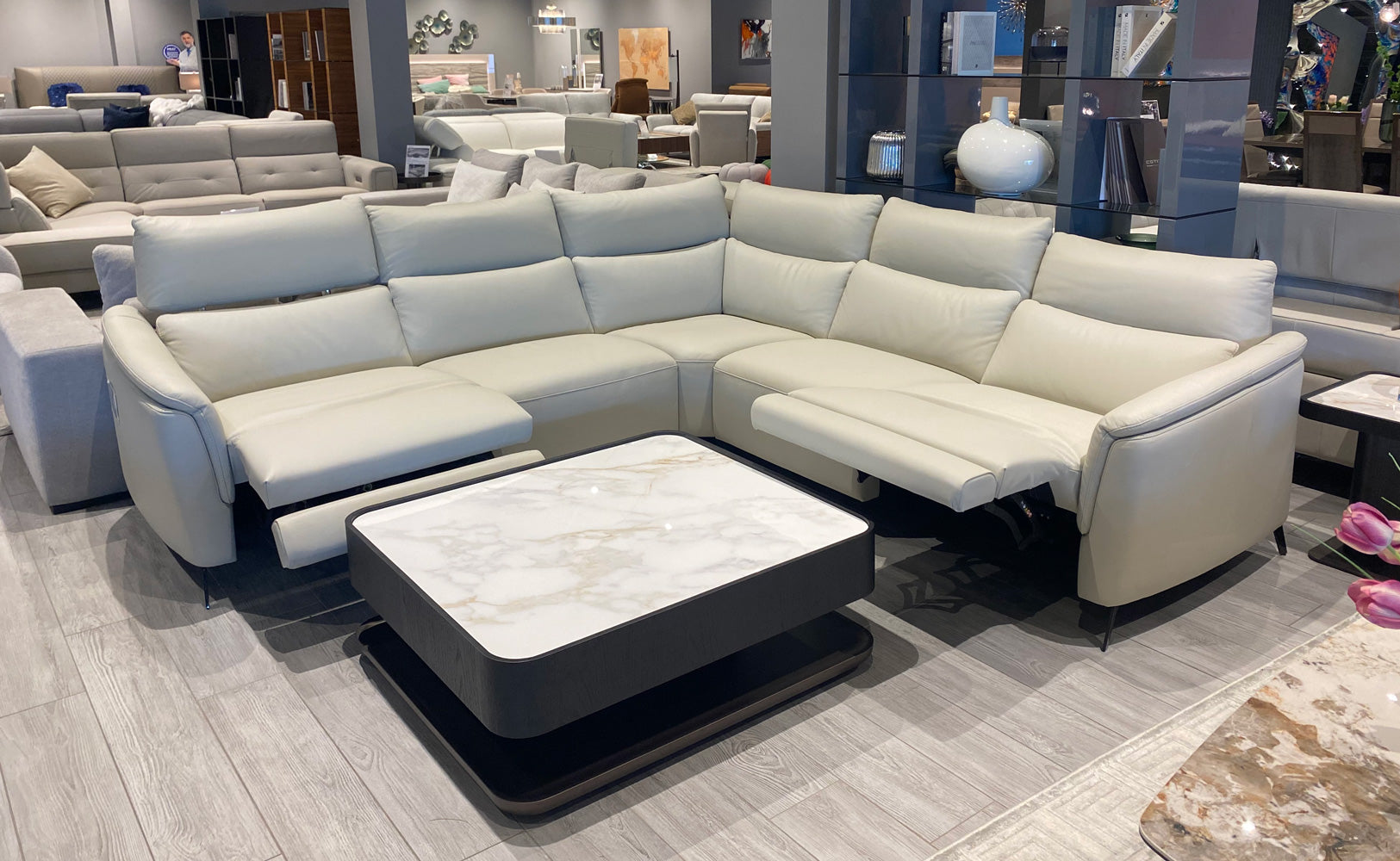 Mark Reclining Sectional | Max Divani - Canal Furniture