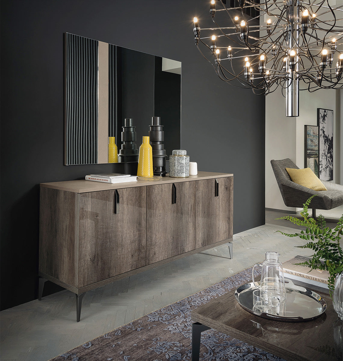 Matera 3-Door Buffet (54") - (Special Order 3-4 months required) - Canal Furniture