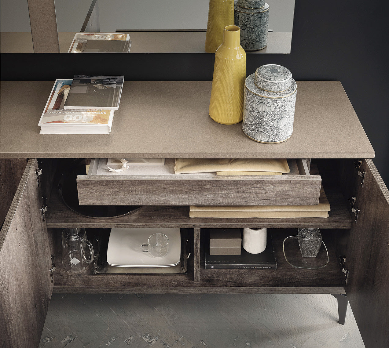 Matera 3-Door Buffet (68") - Canal Furniture