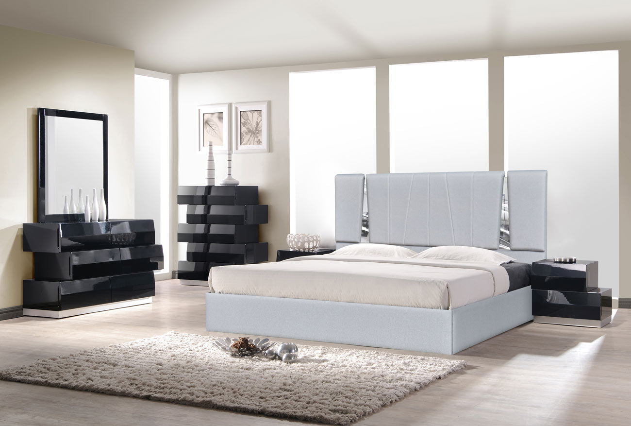 Matisse Bed in Silver Grey - Canal Furniture