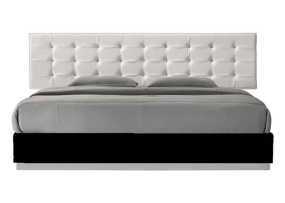 Milan Modern Bed in Black | J&M Furniture - Canal Furniture