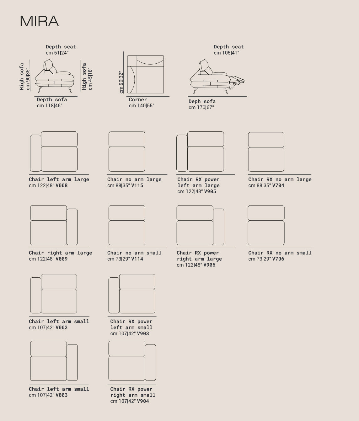 Mira i861 Reclining Leather Sectional | Incanto - Canal Furniture