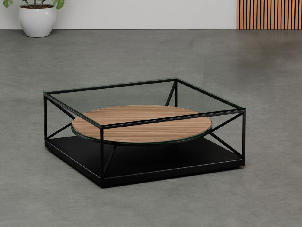 Nimbus Cocktail Wood Top Table 2094 | Elite Modern - Canal Furniture