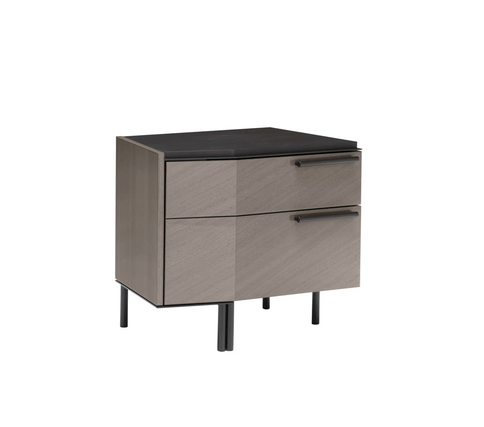 Olimpia 2 Drawer Nightstand - Canal Furniture