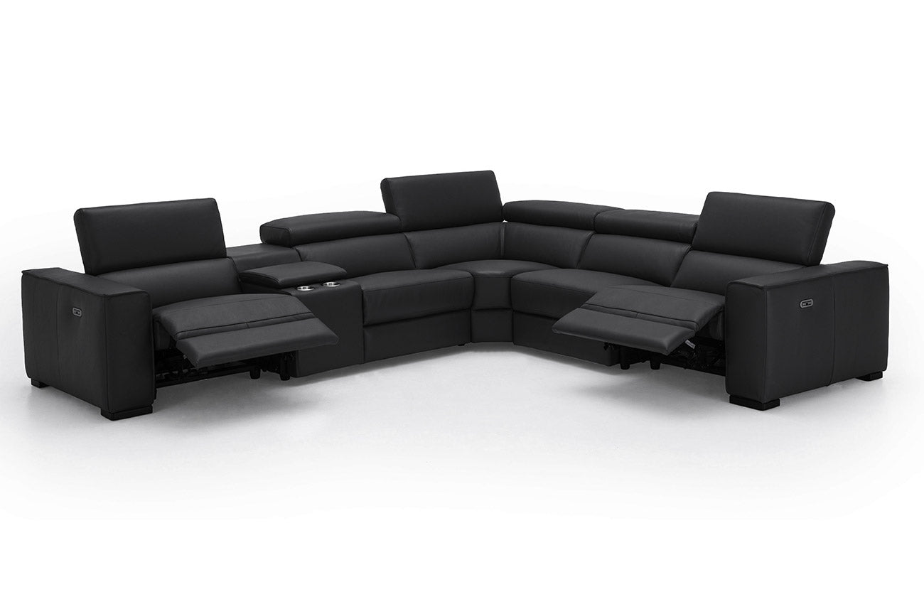 Picasso Motion Sectional in Black | J&M Furniture - Canal Furniture