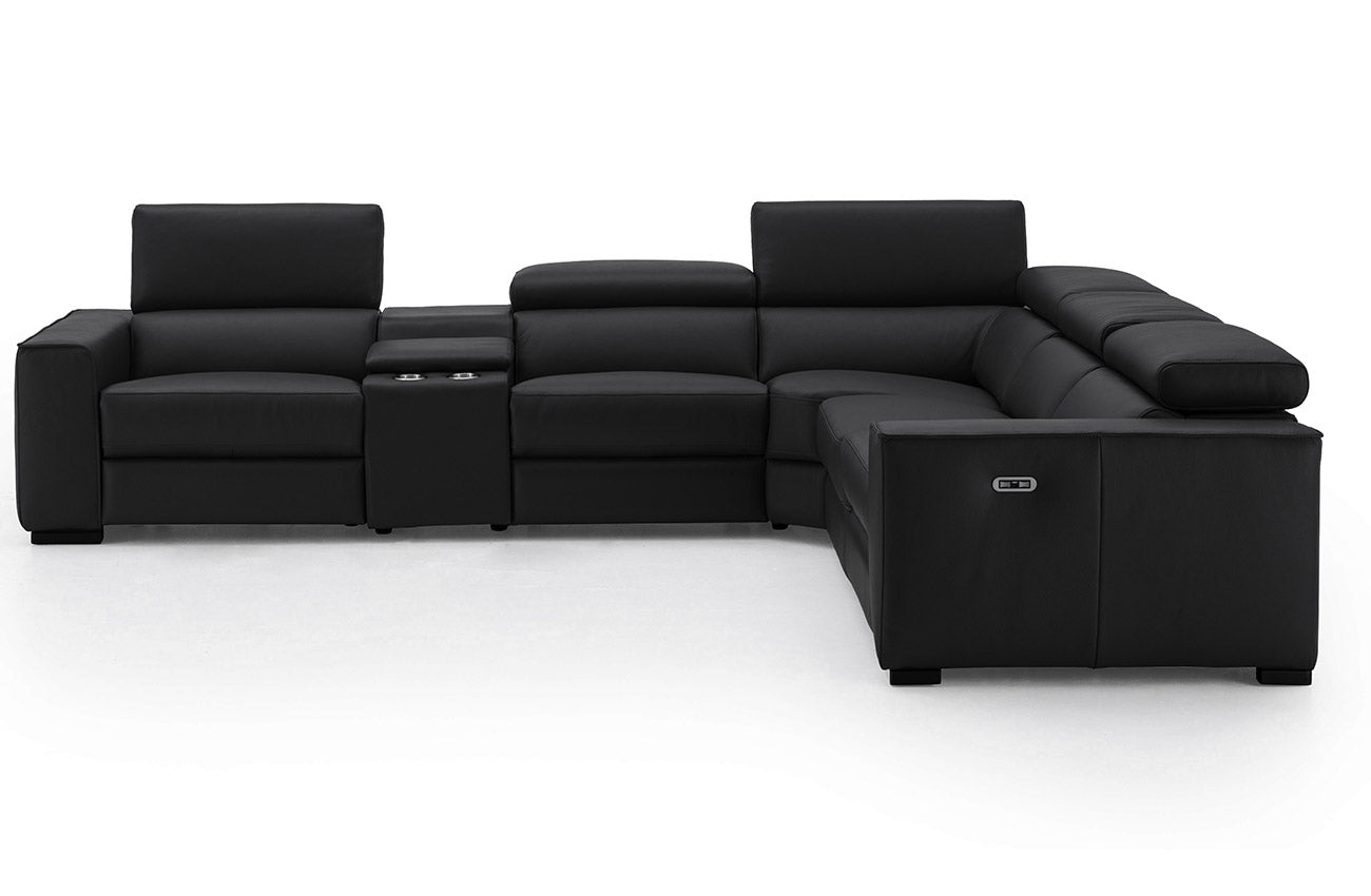 Picasso Motion Sectional in Black | J&M Furniture - Canal Furniture