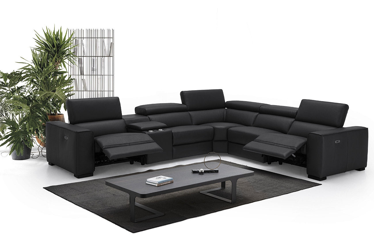 Picasso Motion Sectional in Black | J&M Furniture - Canal Furniture