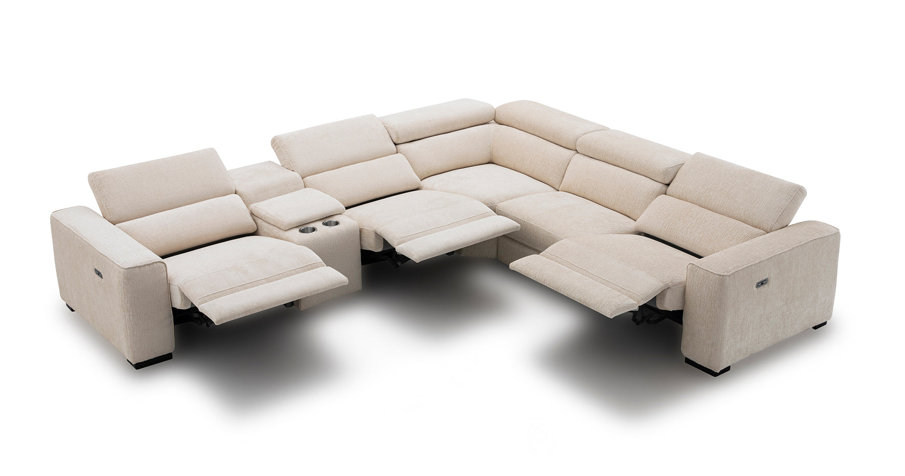 Picasso Motion Fabric Sectional in Sand | J&M Furniture - Canal Furniture