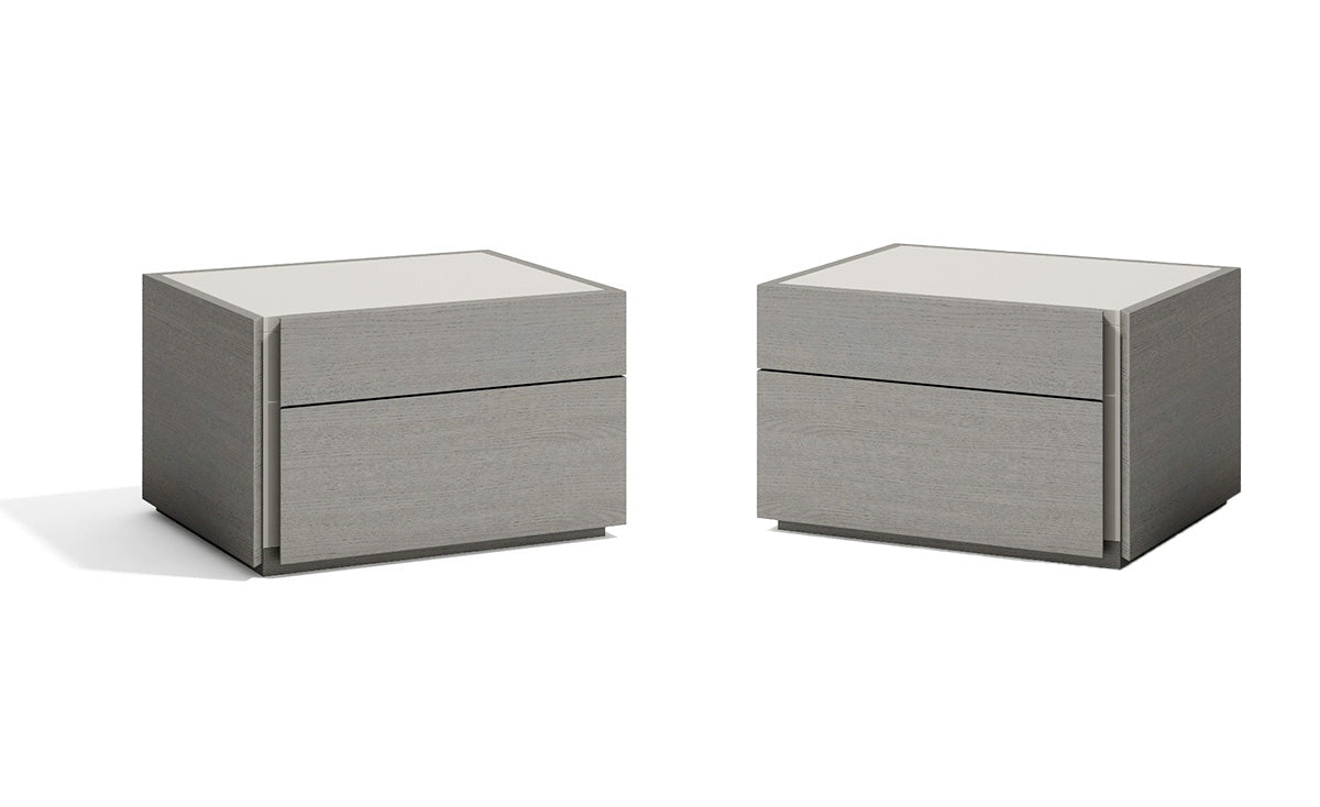 Porto Nightstand in Grey - Canal Furniture
