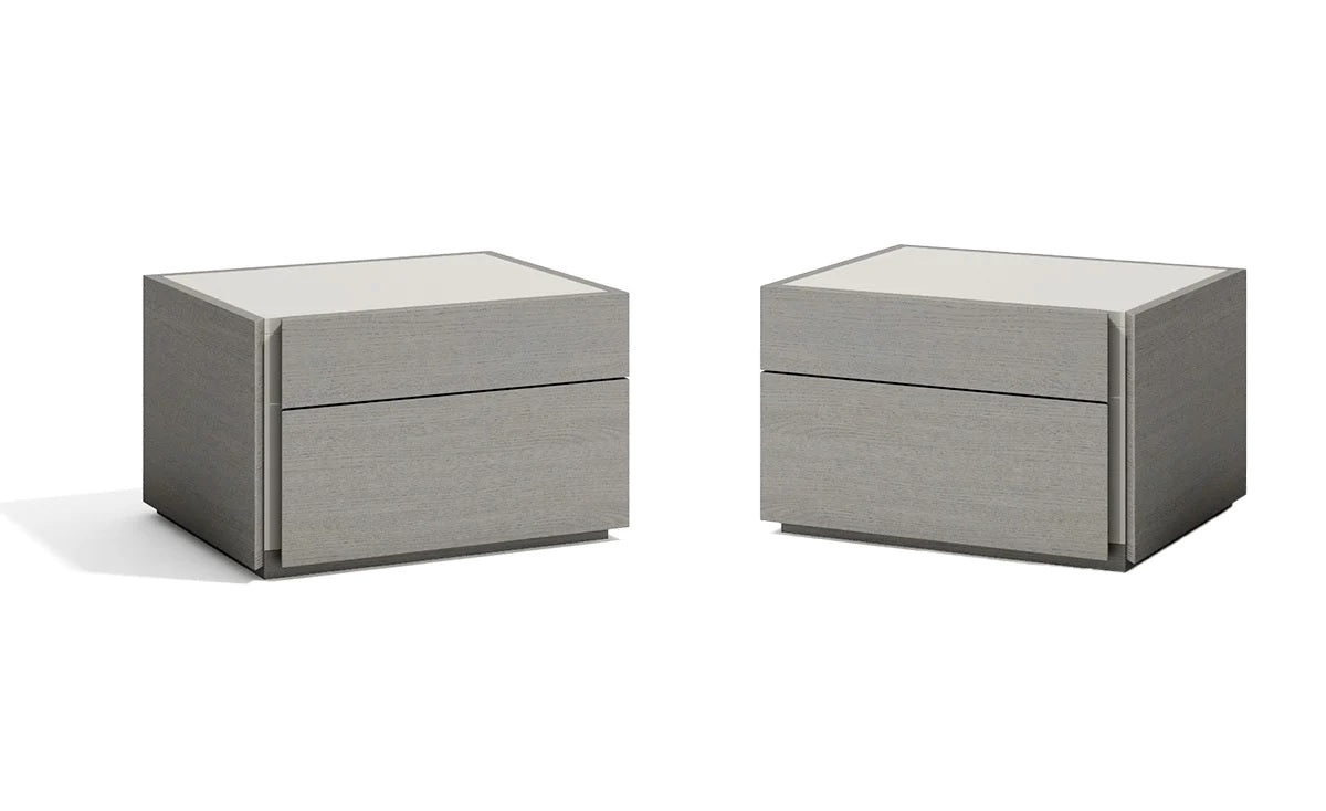 Faro Nightstand in Grey - Canal Furniture