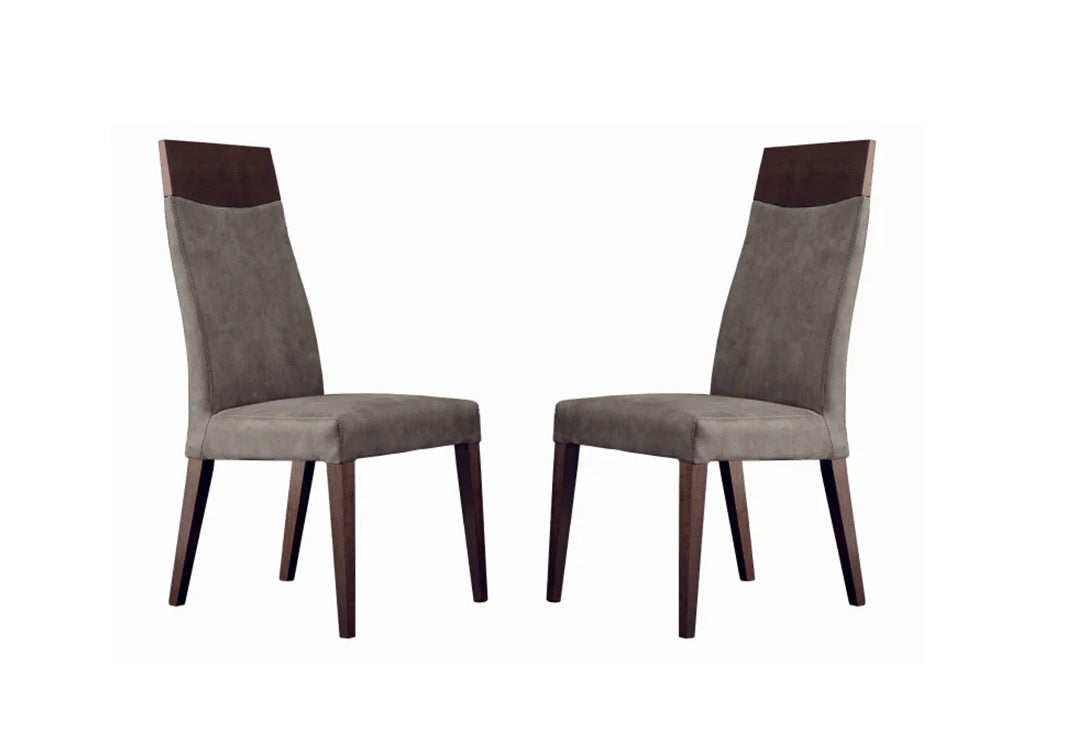 Regale Eco-Leather Chairs (Pair) - Canal Furniture