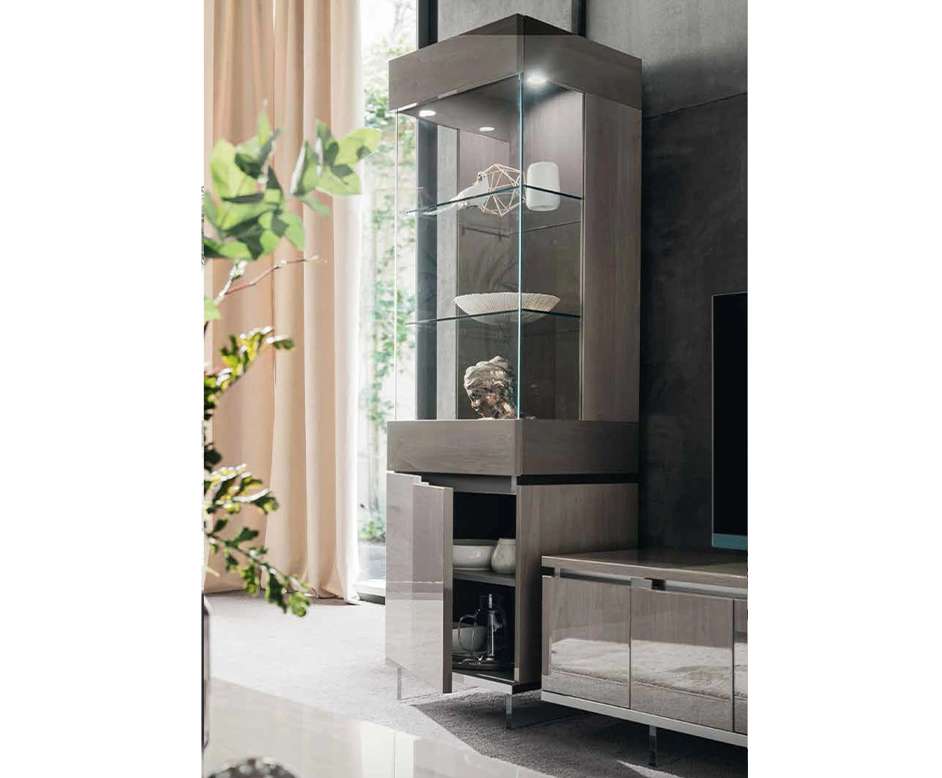 Athena 1 Door Curio - Canal Furniture