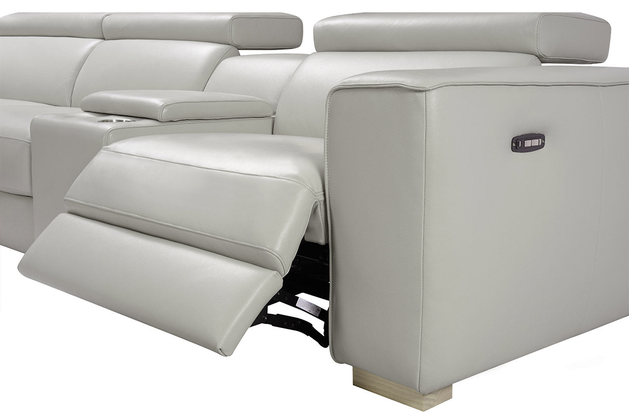 Salvador Motion Sectional in Light Grey | J&M Furniture - Canal Furniture