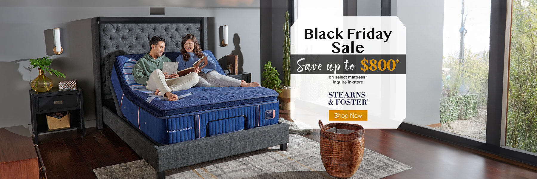 Stearns & Foster Black Friday Sale