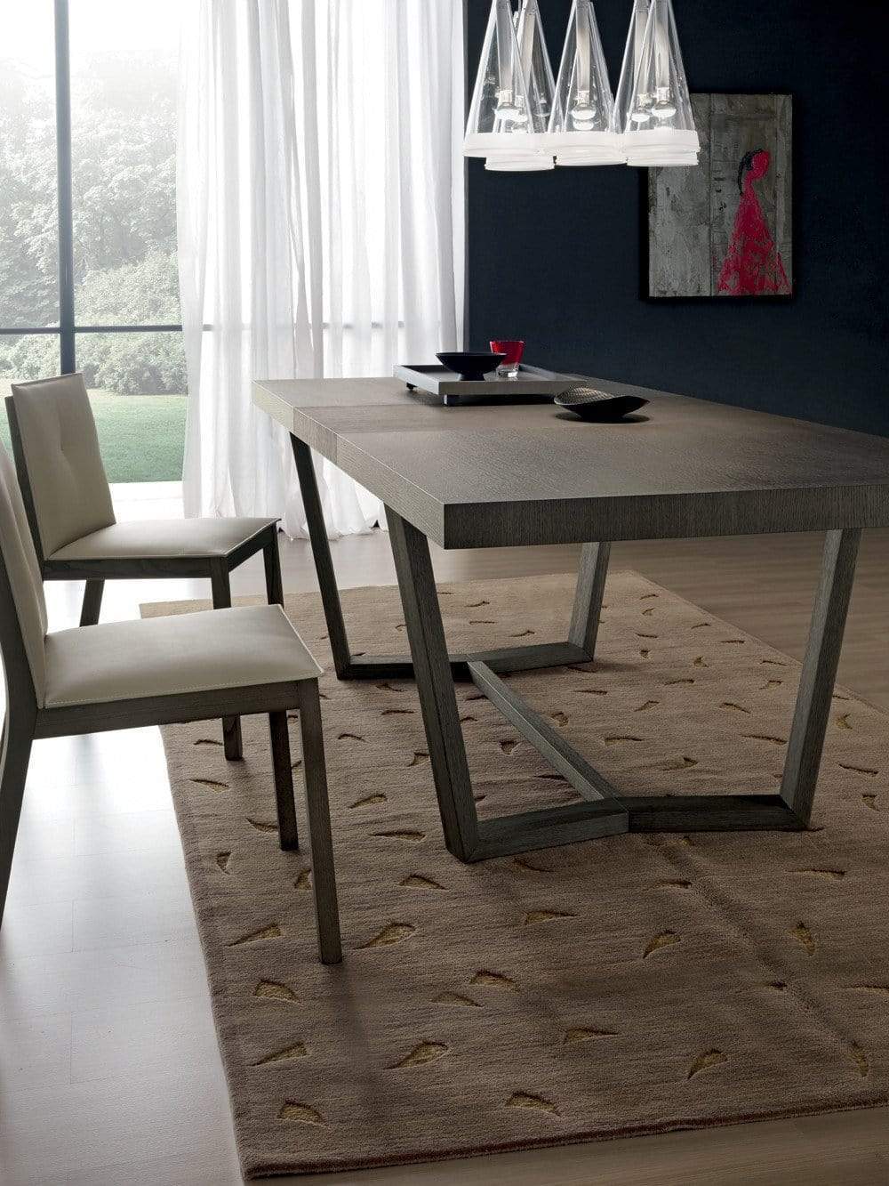 Alf DaFrè Alf Sale Products Cartesio 2.0 Dining Table (1 Leaf)