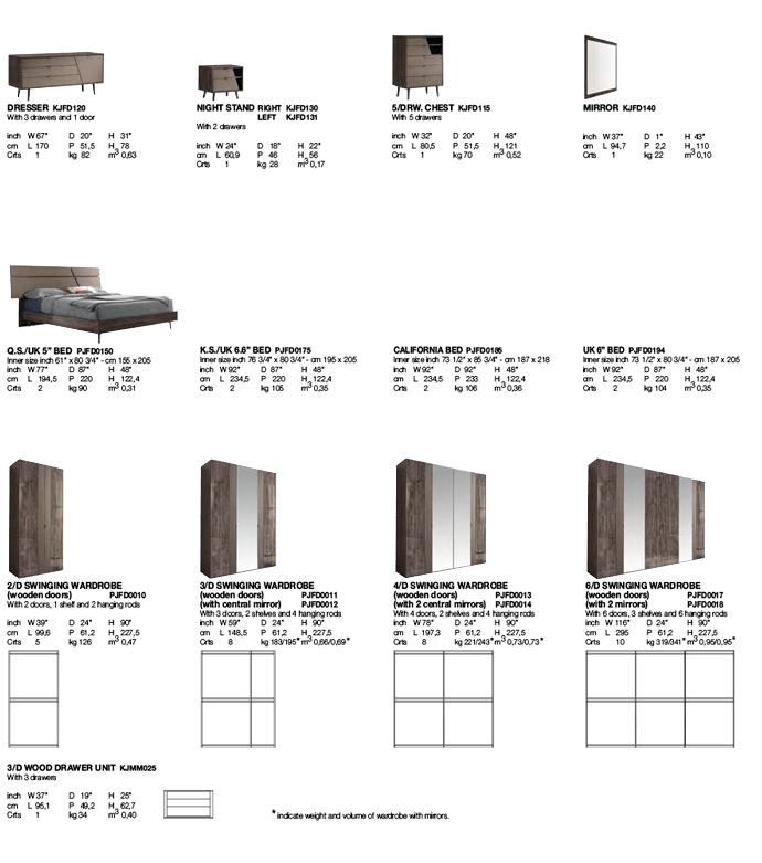 Alf Italia Bed Frida Platform Bed