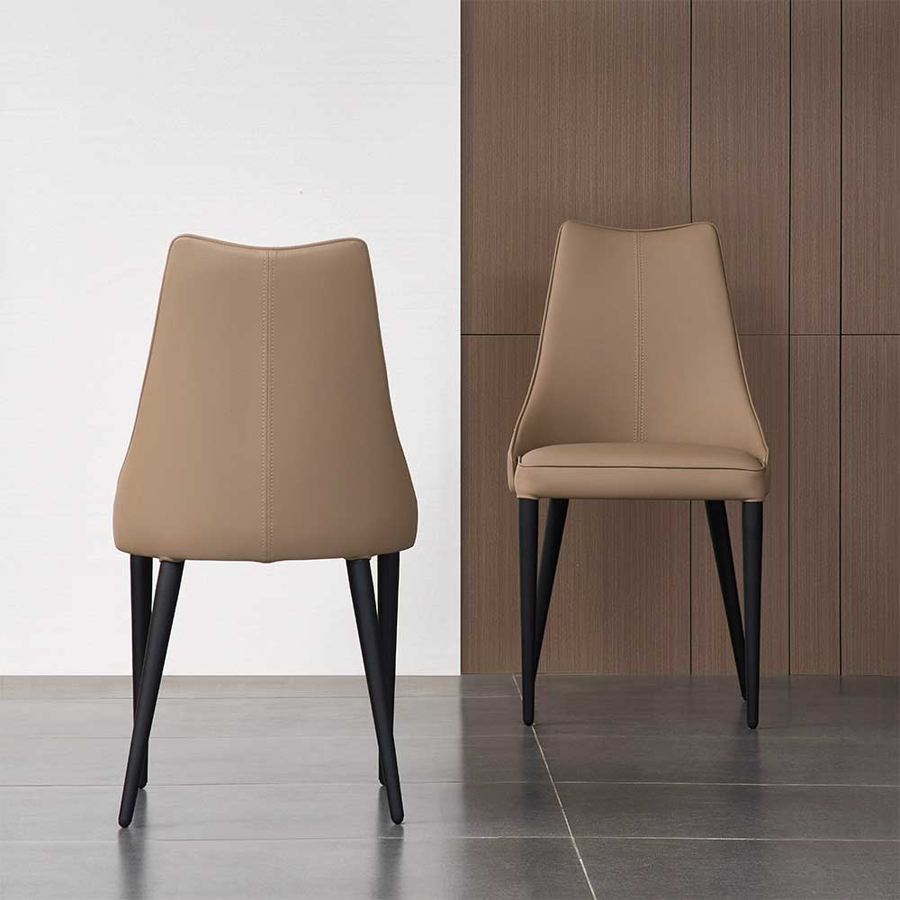 Bosa Dining Tan Chair x4 Floor Model