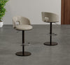 Clay Swivel Barstool 4073B-H  | Elite Modern - Canal Furniture