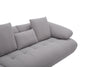 Savannah Fabric Sectional in Grey | J&M Furniture - Canal Furniture