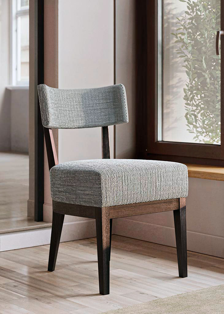 Fabia Chairs in Fabric (Pair) - Canal Furniture