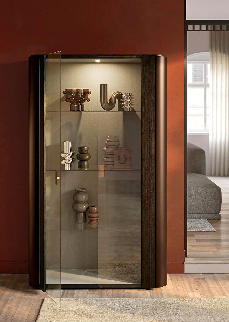 Appia 2 Door Curio Cabinet - Canal Furniture